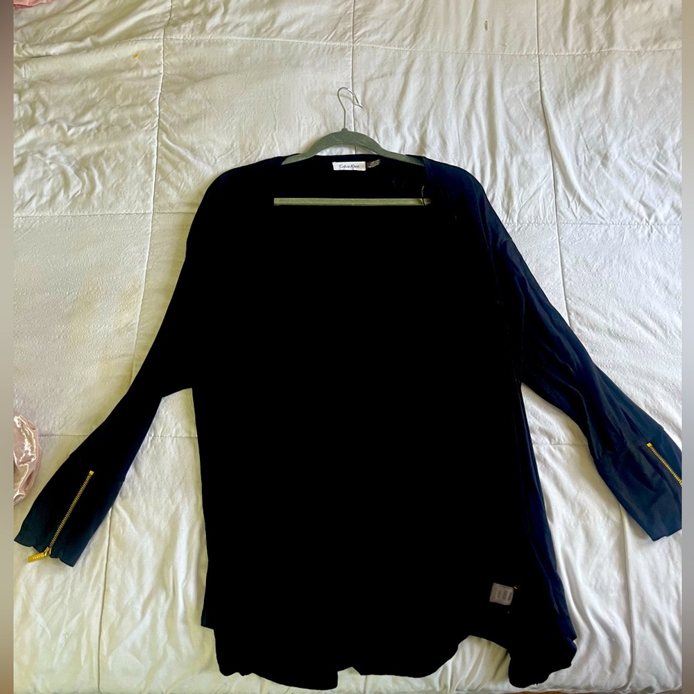 Black Calvin Klein cardigan